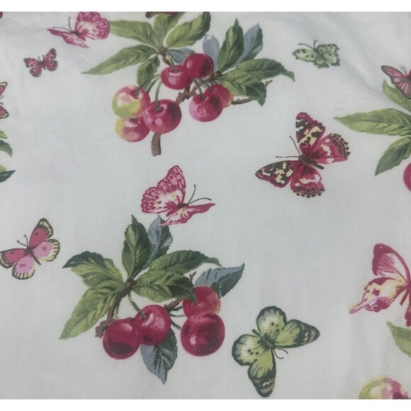 Zina Vasi Cloth CHERRY BUTTERFLY Rectangle Placemats 18.5” X 13.5” - Picture 5 of 5